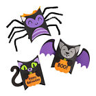 Fun Express Halloween Characters Pillow Box Craft Kit - Makes 12