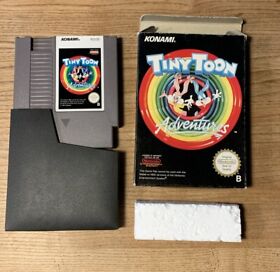 Nintendo NES Tiny Toon Adventures in IMBALLO ORIGINALE senza istruzioni Konami PAL B