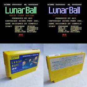 Lunar Ball pony canyon pre-owned Nintendo Famicom NES Tested