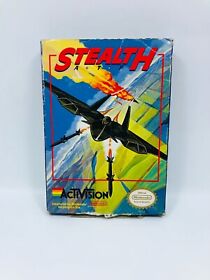 NES Nintendo Stealth ATF - 1989 Game and Box missing inserts Vintage game