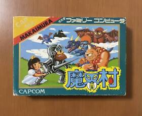 Capcom Makaimura With Box Theory Famicom Software