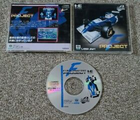 NEC PC Engine Super CD: F1 Team Simulation Project F - Import Japan Japanese