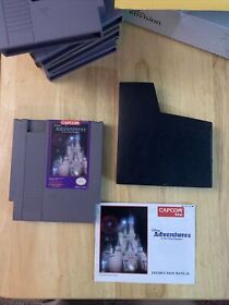 Disney Adventures in the Magic Kingdom -- NES Nintendo Game Manual Sleeve
