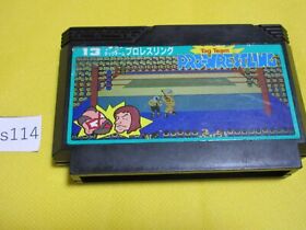 Nintendo Tag Team Pro Wrestling Famicom UNUSED UNTESTED Japanese Game (0S114)