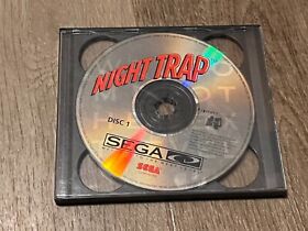 Night Trap Sega CD Discs 1 &2 Only Good Shape Authentic