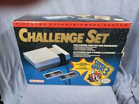 Nintendo NES Challenge Set CIB Complete In Box Console | SEE PHOTOS/DESCRIPTION