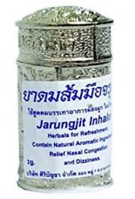 Inhaler Jarungjit Relief Dizziness Nasal Decongestion Refresh Thai Herbal 2 Jars