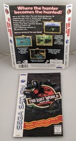 Sega Saturn - Jurassic Park The Lost World - Art & Manual ONLY