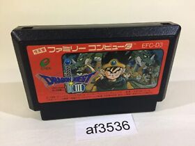 af3536 Dragon Quest III 3 NES Famicom Japan