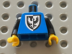 LEGO CASTLE minifig black falcon torso bust ref 973p43 / set 6074 6073 6062