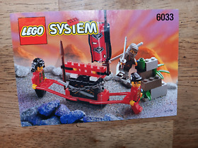 Lego Treasure Transport 6033 Ninja Instruction Manual No Bricks
