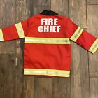 Melissa & Doug Fire Chief Age 3-6 Coat Only Dress Up Halloween Fireman