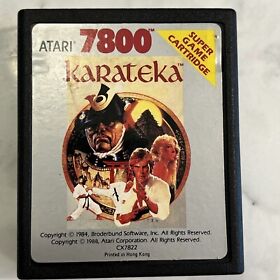 Karateka (Atari 7800, 1987) tested on the Atari 2600+