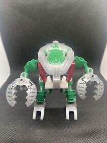 Lego Bionicle - 8576 - Green Bohrok Lehvak Kal - Complete & Krana Mask