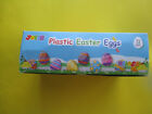 JOYIN 72 Pcs Plastic Printed Bright Easter Eggs 3.25