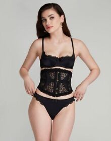 AGENT PROVOCATEUR Mercy Waspie Corset Size 4 Extra Strings New Without Tags 