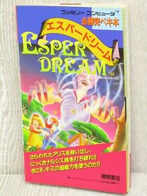 ESPER DREAM Guide Nintendo Famicom Book 1987 Japan TK