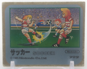 SOCCER #23 Family Computer Card Menko Amada Famicom Konami Vintage 1985 Japan