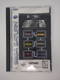 Williams Arcade's Greatest Hits (Sega Saturn, 1996) Midway Complete Tested CIB