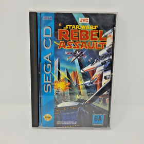 Star Wars: Rebel Assault (Sega CD, 1993) CIB Complete - Case Disc Manual Foam