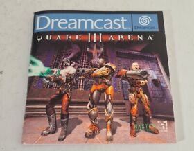 QUAKE III 3 Arena - Sega Dreamcast MANUAL BOOKLET ONLY