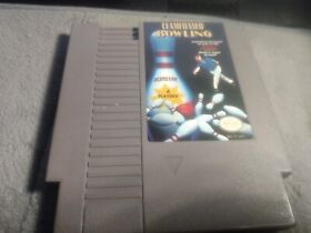 Championship Bowling (NES Nintendo Entertainment System, 1989) TESTED, WORKING