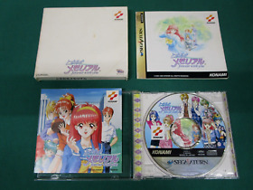 Sega Saturn Tokimeki Memorial Deluxe Version. included outer box. JAPAN. 16241