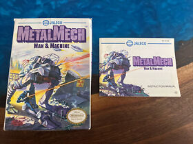 Metal Mech: Man & Machine (Nintendo NES [Box And Manual Only