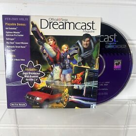 Sega Dreamcast Magazine Demo Disc February 2001 Vol 11 with Sleeve