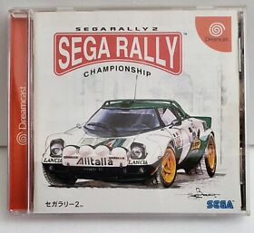Sega Dreamcast Sega Rally 2 Championship Japanese used Video Game 1999 HDR-0010