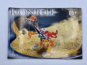 LEGO Bionicle (10023) ~ INSTRUCTIONS MANUAL Only Book ~ Master Builder Set