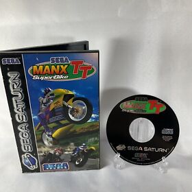 Sega Manx TT Super Bike Sega Saturn Racing Video Game without Manual UK PAL