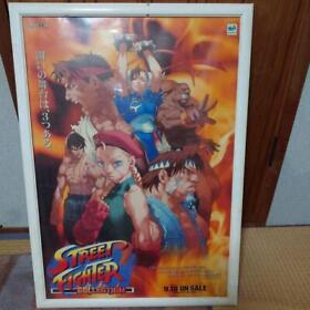 Street Fighter Collection Promotional Poster Sega Saturn Capcom Rare! No Frame