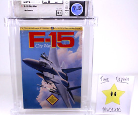 F-15 City War New Nintendo NES Factory Sealed WATA VGA Grade 7.5 B+ NIB