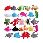 JOYIN 24 Pcs Mini Sea Animal Plush Toys, 3” Stuffed Sea Animal Bulk for Ki