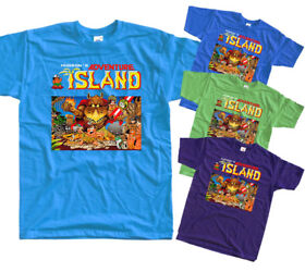 ADVENTURE ISLAND v6 Pegasus Nintendo Famicom NES Game T-shirt S-5XL
