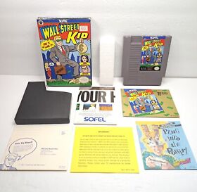 Wall Street Kid (Nintendo NES, 1990) Cib Complete TESTED Authentic