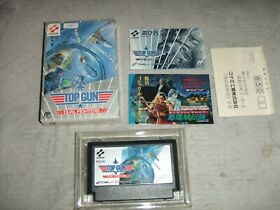 TOP GUN DUAL FIGHTERS With Box  Nintendo Family computer FC NES 34