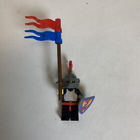 Vintage LEGO Castle Black Knight Minifig breastplate visor shield 6034