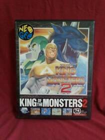 King of Monsters 2 Neogeo NG AES Game Used Japan Boxed 1992 Very Good NTSC-J F/S