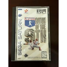 Bottom of the 9th (Sega Saturn, 1996) cib w/ Case + Manual baseball game