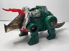 Transformers Green Slag Vintage 1993 G2 Dinobots Triceratops Dinosaur Autobot