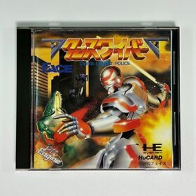 NEC PC Engine "Cross Wyber" FACE Retro Game HU Card Police Japan Limited Used