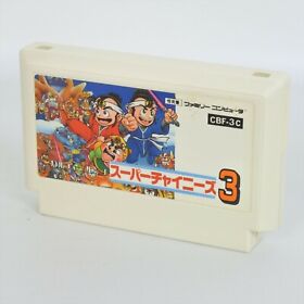 Famicom SUPER CHINESE 3 Cartridge Only Nintendo fc