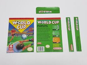 Nintendo World Cup Nintendo NES Rental Cut Box ONLY *DAMAGED