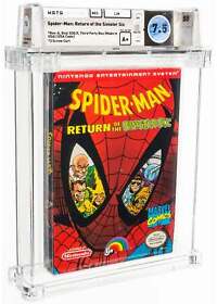 Spider-Man Return of the Sinister Six - Wata 7.5 A+ Sellado NES LJN 1992