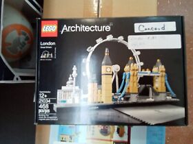 Authentic LEGO ARCHITECTURE LONDON (21034) 99% complete