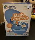 Learning Resources Math Scramble Game Educational Games for Kids Assorted Colors