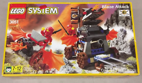 LEGO Ninja 3051 Blaze Attack NEW Red Ninjas Dragon Siege Engine Cannon Cart Fire