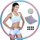 Weighted Hula Hoop - Smart Hula Hoops for Adults Exercise, 8-Sections Detachable
